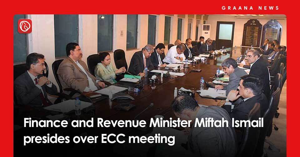 Finance and Revenue Minister Miftah Ismail presides over ECC meeting. For more news, visit Graana News.