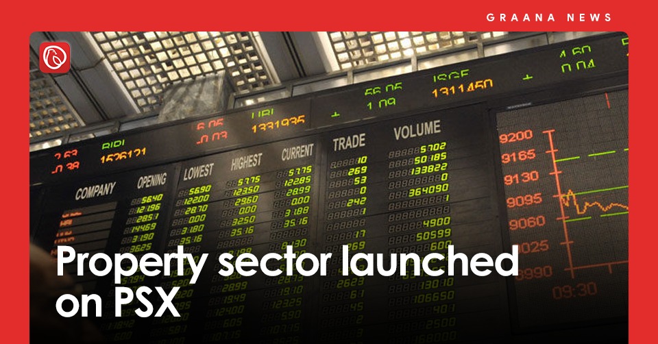 Property sector launched on PSX