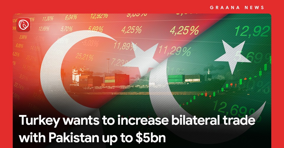 Turkey wants to increase bilateral trade with Pakistan up to $5bn
