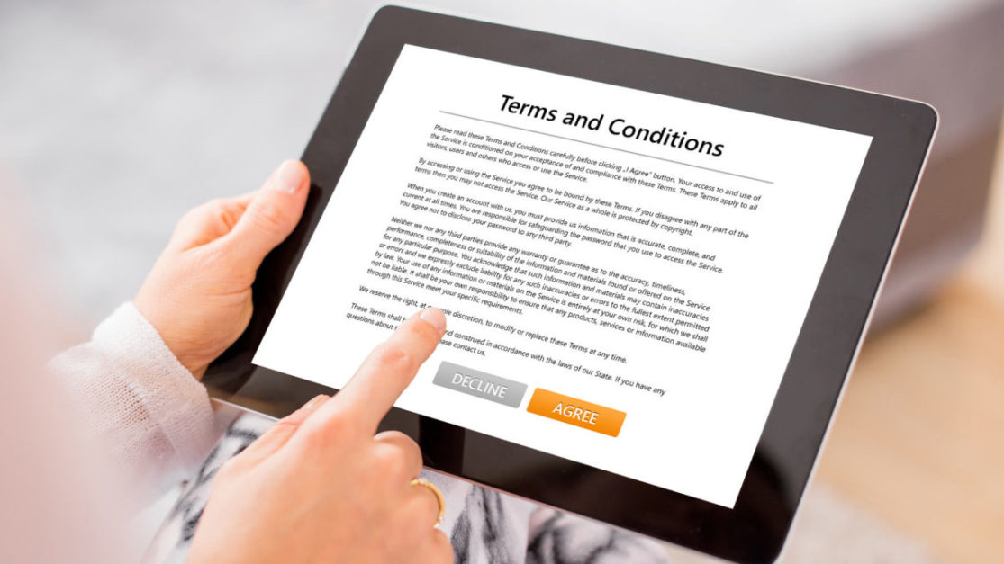 Before signing an agreement, it is important to go through the terms and conditions carefully.