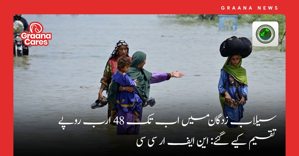 سیلاب زدگان میں اب تک 48 ارب روپے تقسیم کیے گئے: این ایف ار سی سی