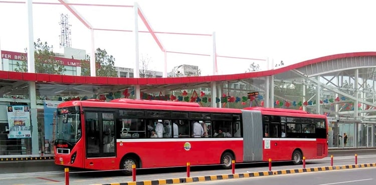 Metro bus station at srinagar higway