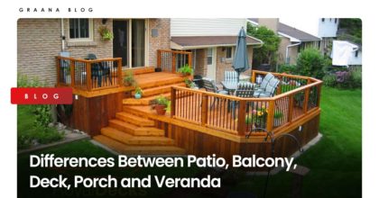 Differences Between Patio, Balcony, Deck, Porch and Veranda