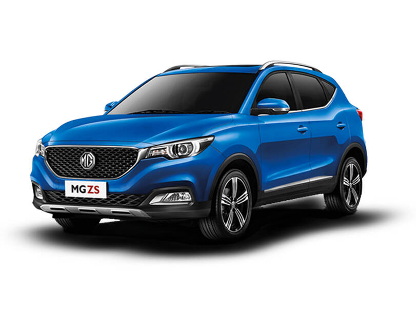 blue MG ZS