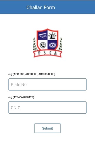 image of e challan mobile portal