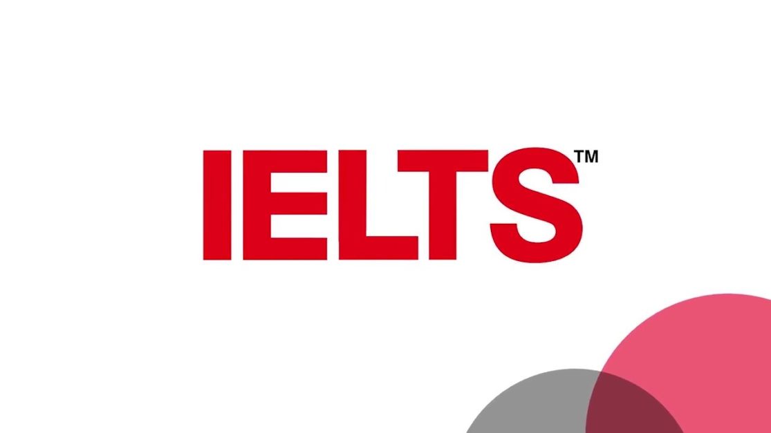 IELTS official logo on white background