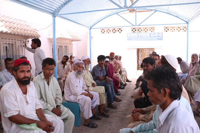 patients setting at Edhi Rehabilitation Centre