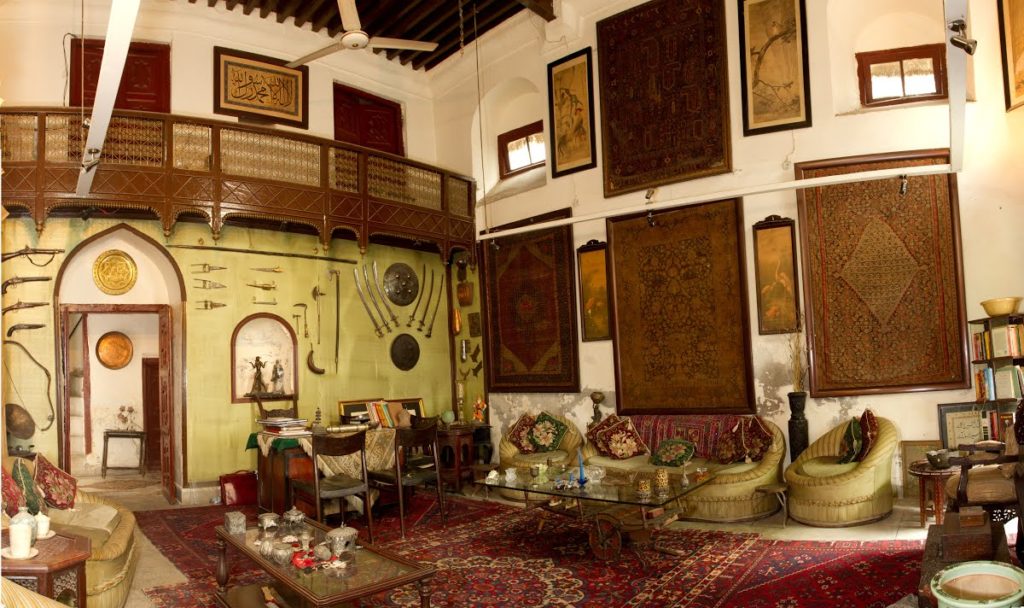 Picture showing hall of Fakir Khana Museum