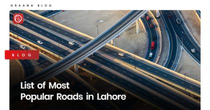 List of Most Popular Roads in Lahore