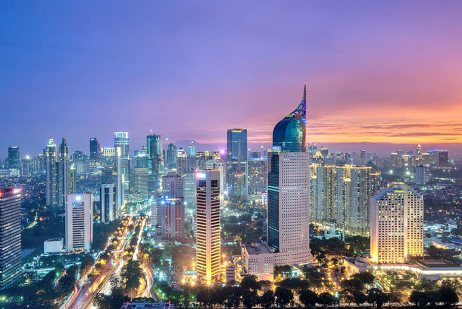 An overview of Jakarta city