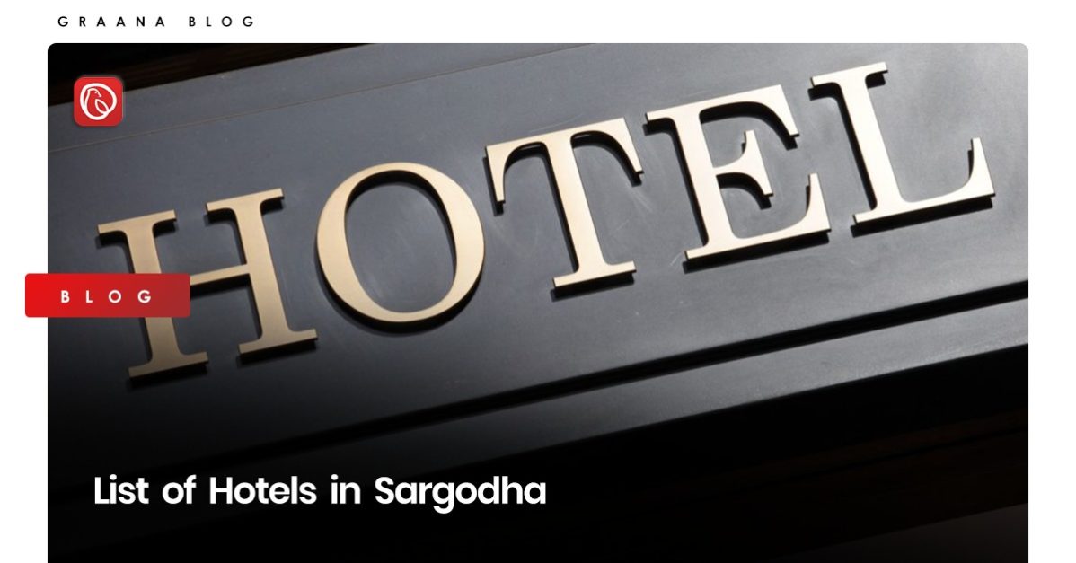 list of hotels in sargodha