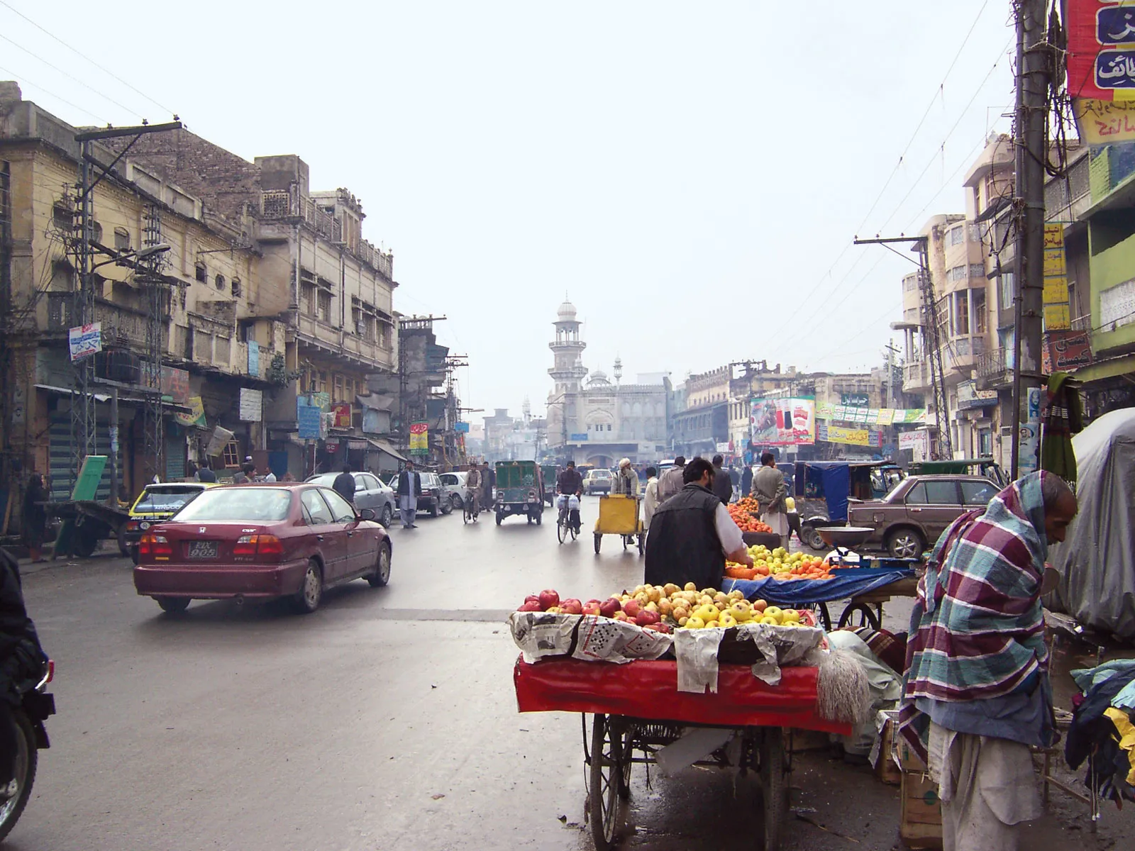 street view of china market rawalpindi