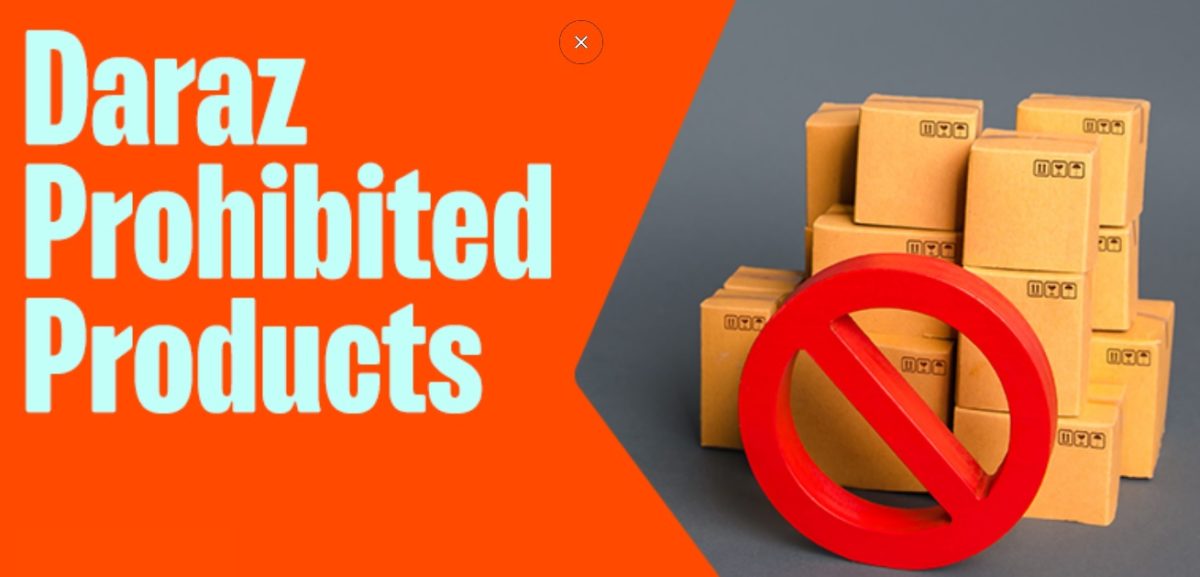 Infograph for Prohibited Products on Daraz