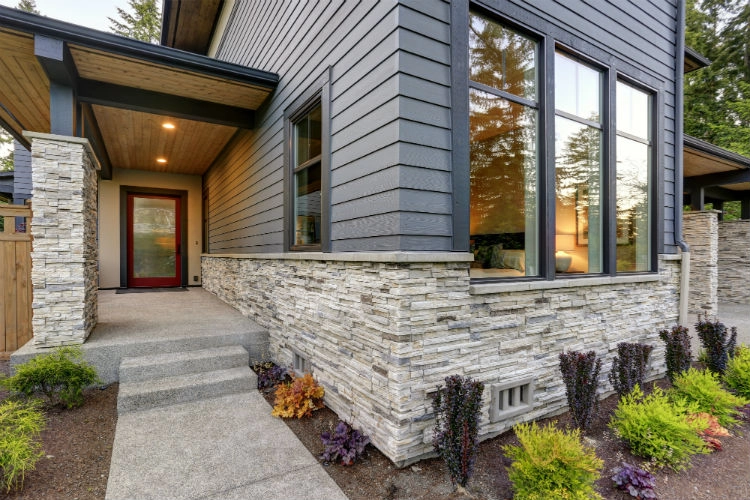 stone cladding wall exterior