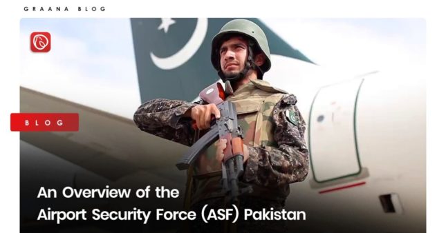 An Overview Of The Airport Security Force (ASF) Pakistan | Graana.com