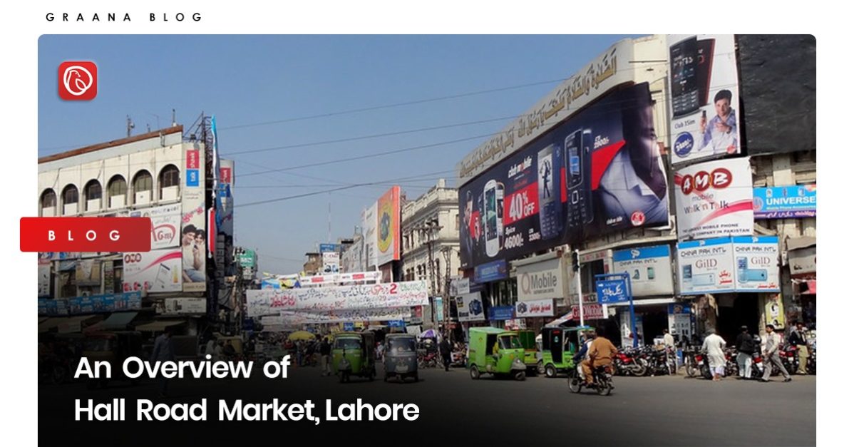 Hall Road is a well-known commercial district in Lahore. Graana.com gives a detailed overview of this popular market below.