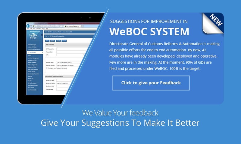 WeBOC Layout with FBR