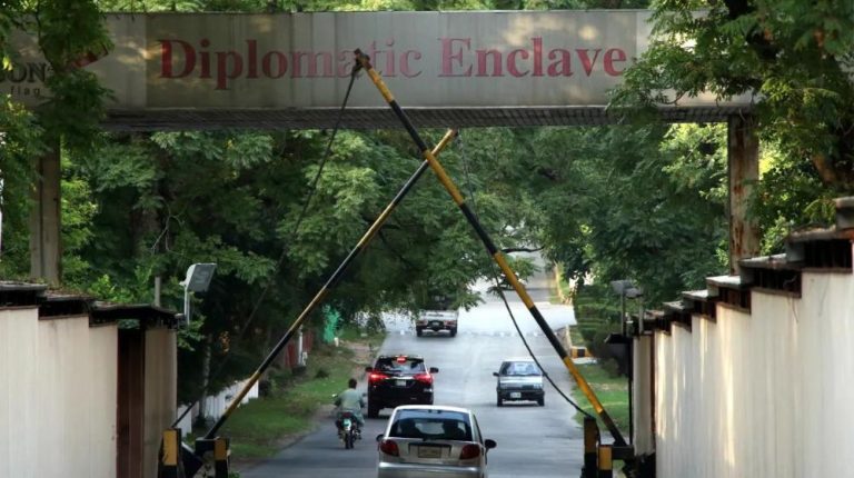 Diplomatic Enclave Islamabad entrance