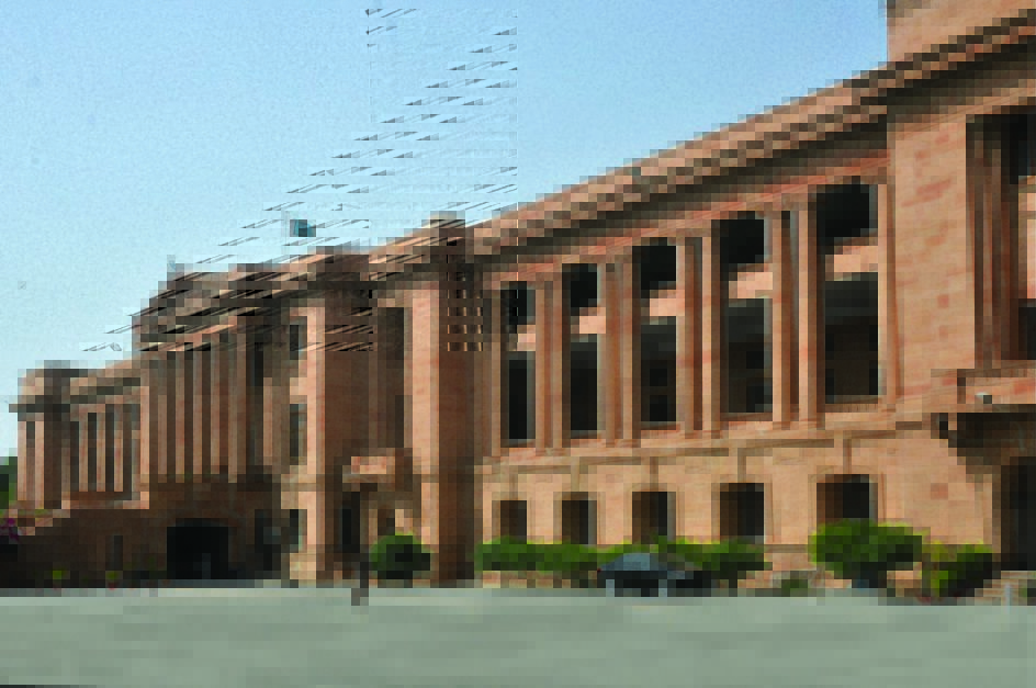 the incomplete building Infrastructure of the Sindh High Court
