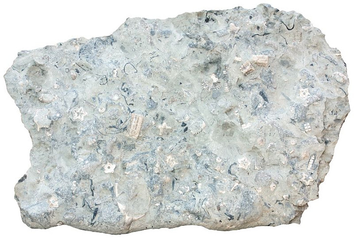 Calcium carbonate, the primary component of limestone