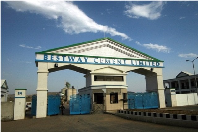 An entrance of Bestway cement