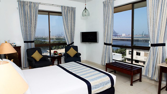 A room in Beach Luxury Hotel Karachi alongside Arabian sea