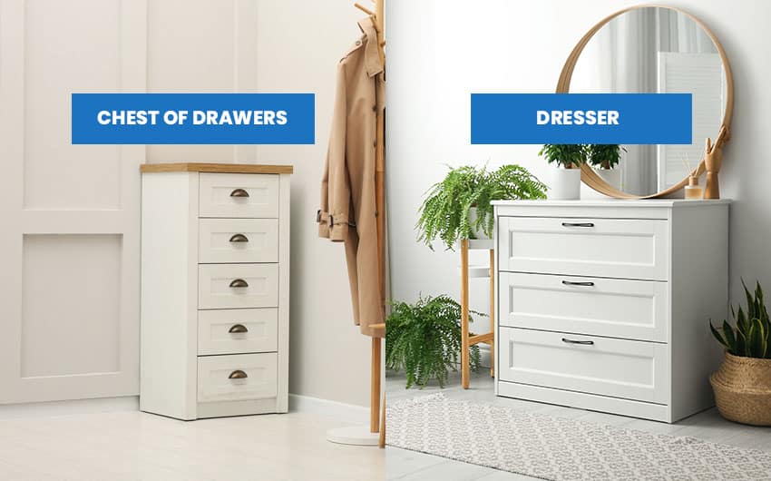 Chest of Drawers vs. Dresser