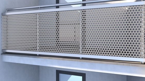 Mesh Grill Design for Balconies