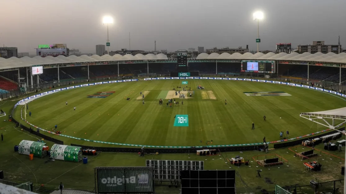 National Stadium Karachi night view