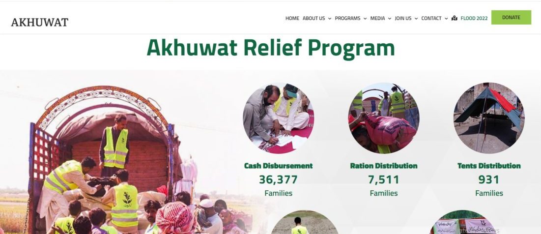 akhuwat foundation websote screen shot