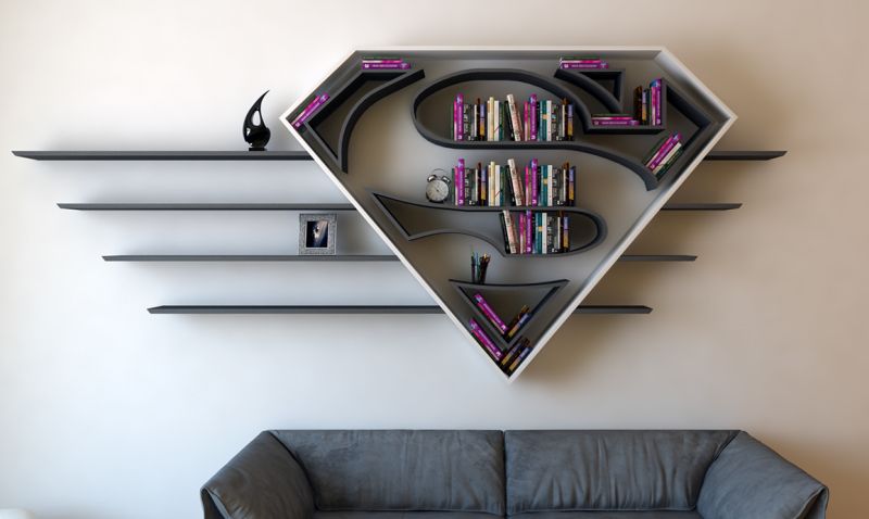 Superhero themed Bookshelf