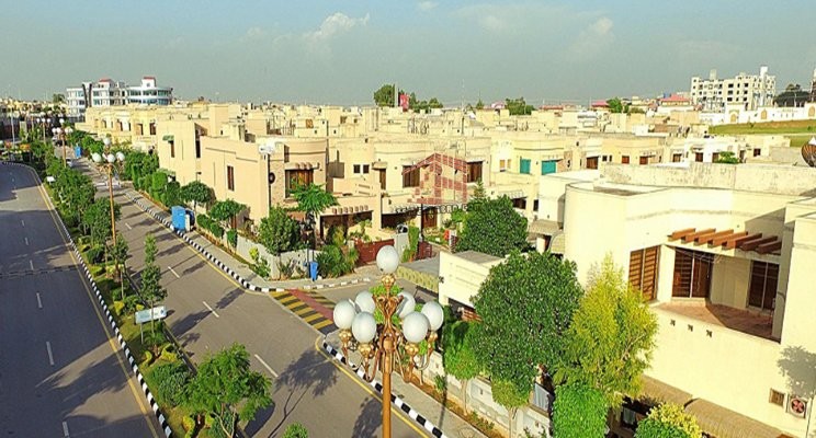 aerial view of houses in bahria town rawalpindi