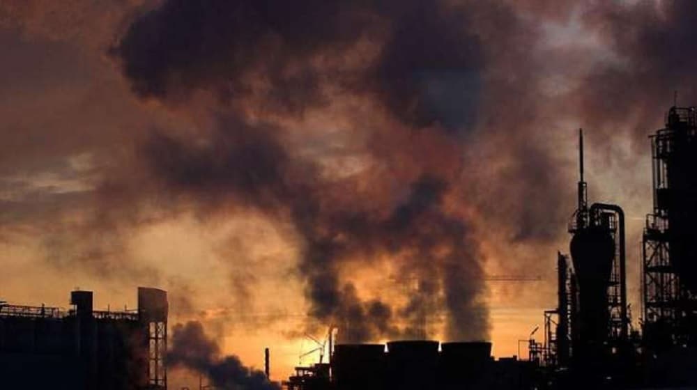 Air pollution caused by industries in Hattar Industrial Estate