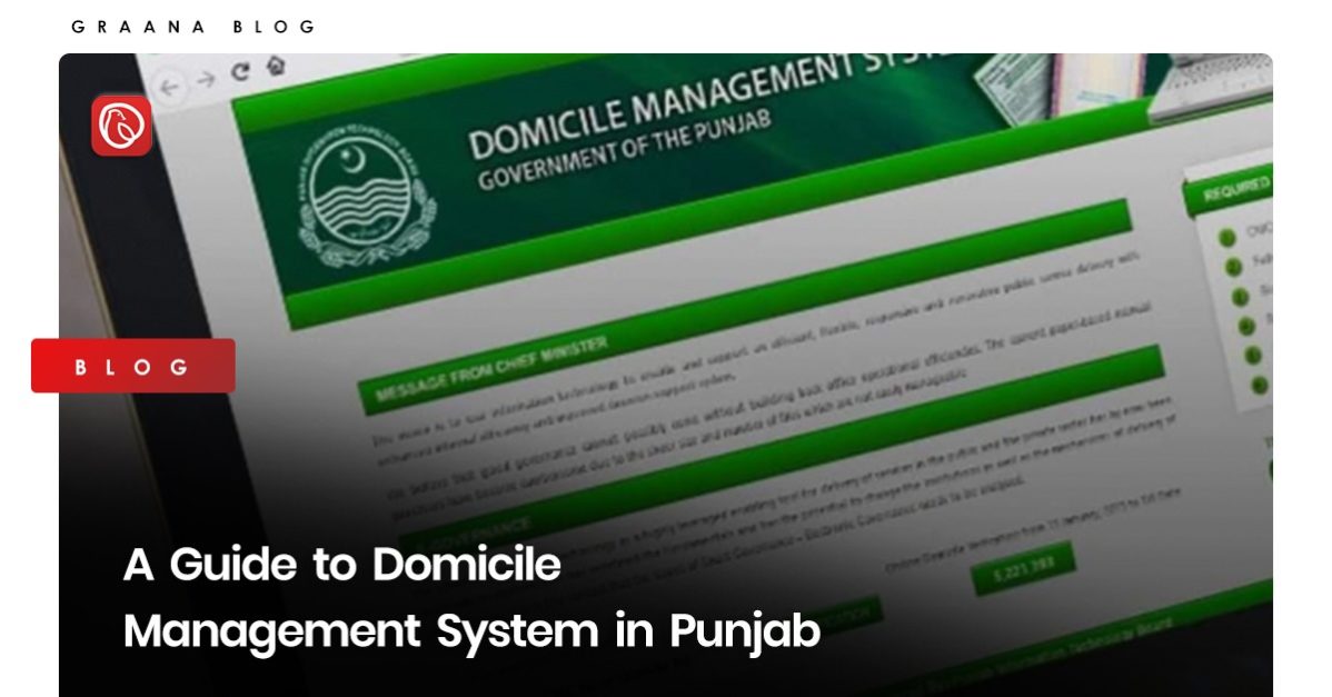 A domicile is used to ensure that an individual is an inhabitant of a city. Graana.com gives an overview of the domicile management system.