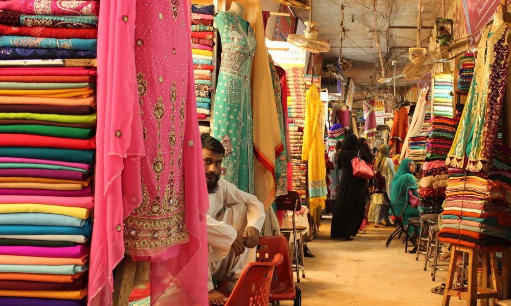 Clothes shop at khadda market