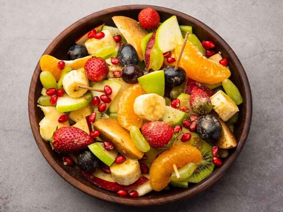 a bowl of Fruit Chaat