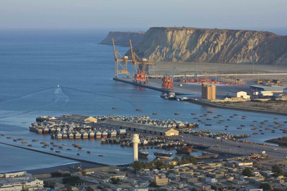 Aerial View of the Gwadar Port 