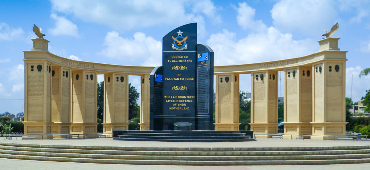 memorial garden of paf museum karachi