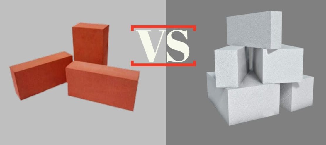 red clay and fly ash blocks comparison picture