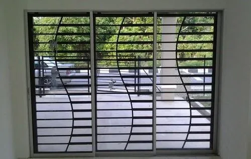 minimalist window grill design 