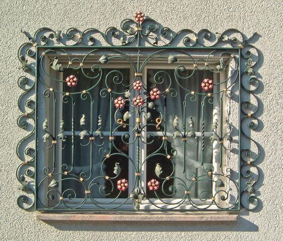 nature inspired window grill design