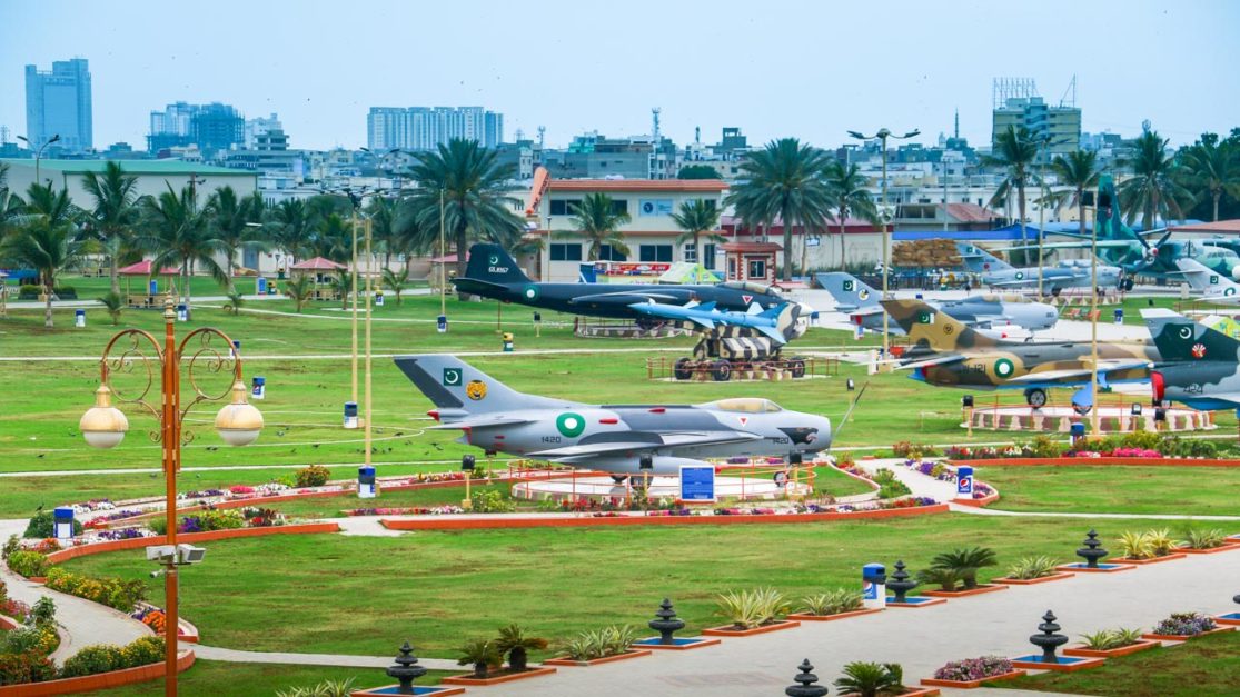 Aircrafts parked at PAF Museum