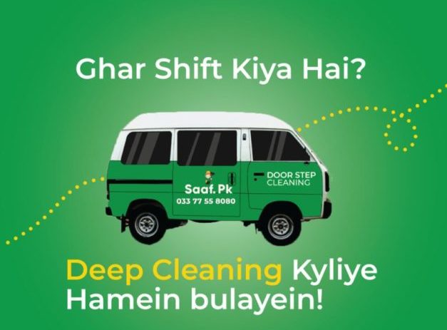 saaf.pk cleaning service promotional banner