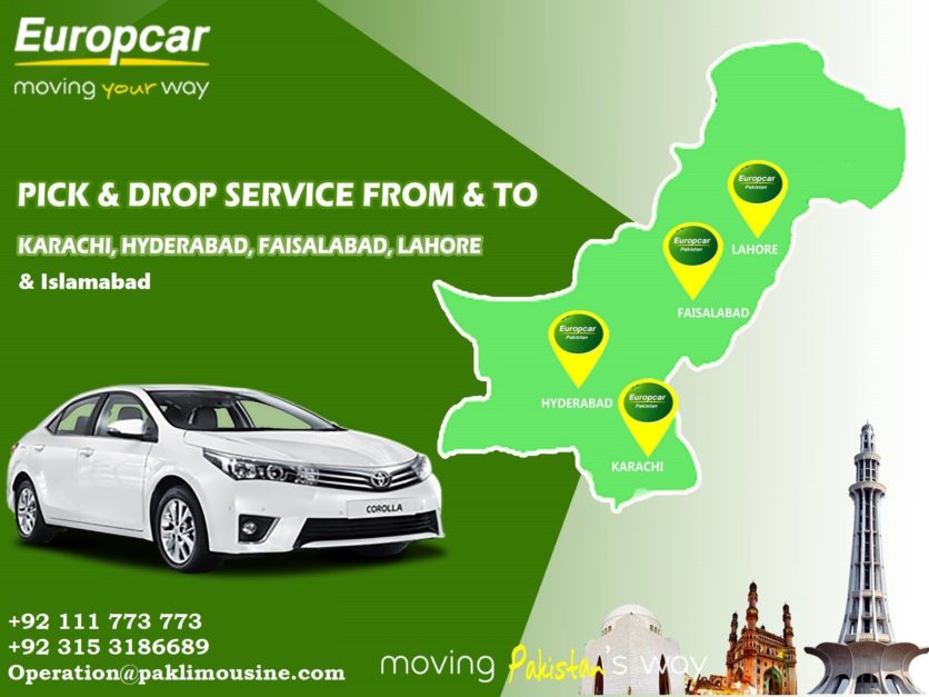 Europcar Pakistan promotional banner