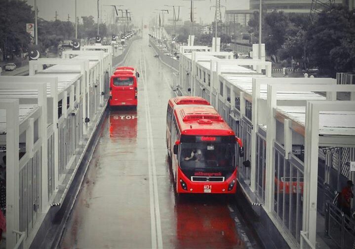 The Metro Bus system in Lahore was inaugurated on February 10, 2013