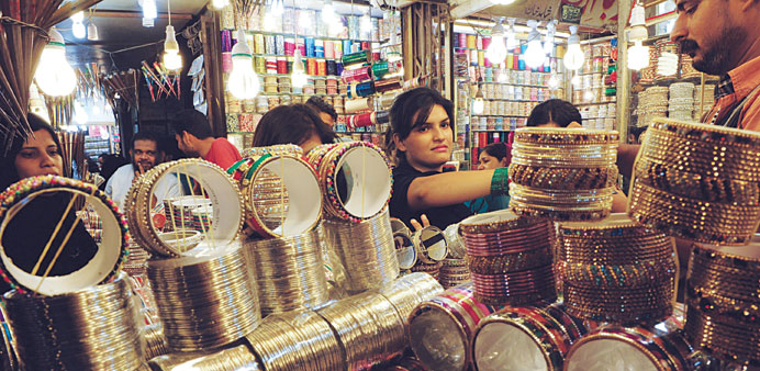 jewelry shop at Gulf market Karachi