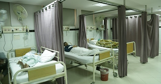 patients ward at NMC Hospital Karachi 