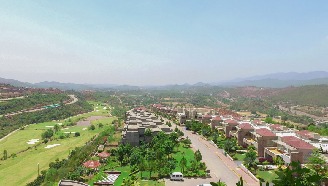 Ariel view of Islamabad Golf City