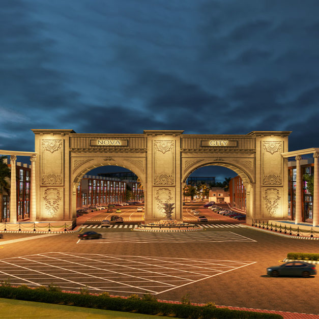 NOVA City Peshawar Entrance