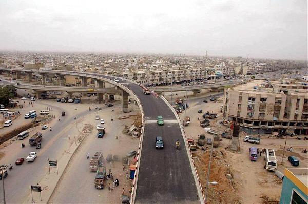 flyover at nipa chowrangi